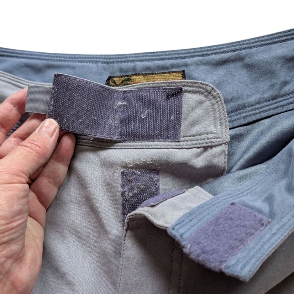 Vintage Patagonia Pataloha Cropped Pants Women 6 Grey - Picture 9 of 13